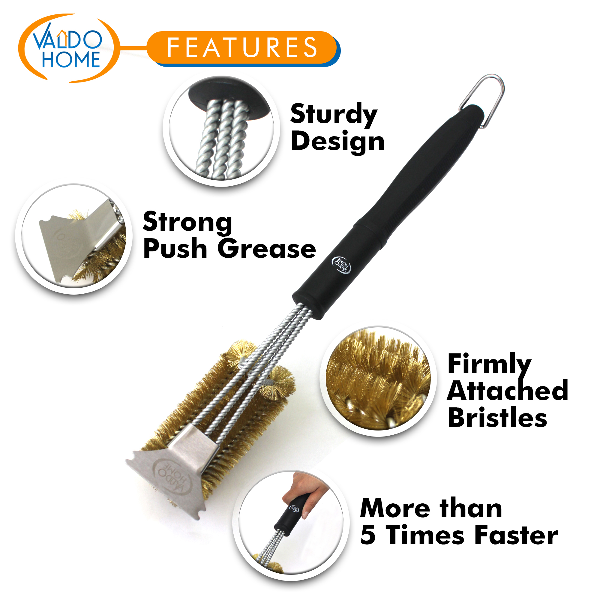 Water-based Wool Soft Brush, No Shedding, Household Cleaning Brush For  Sausages, Kabobs, Baking, With Thin Handle