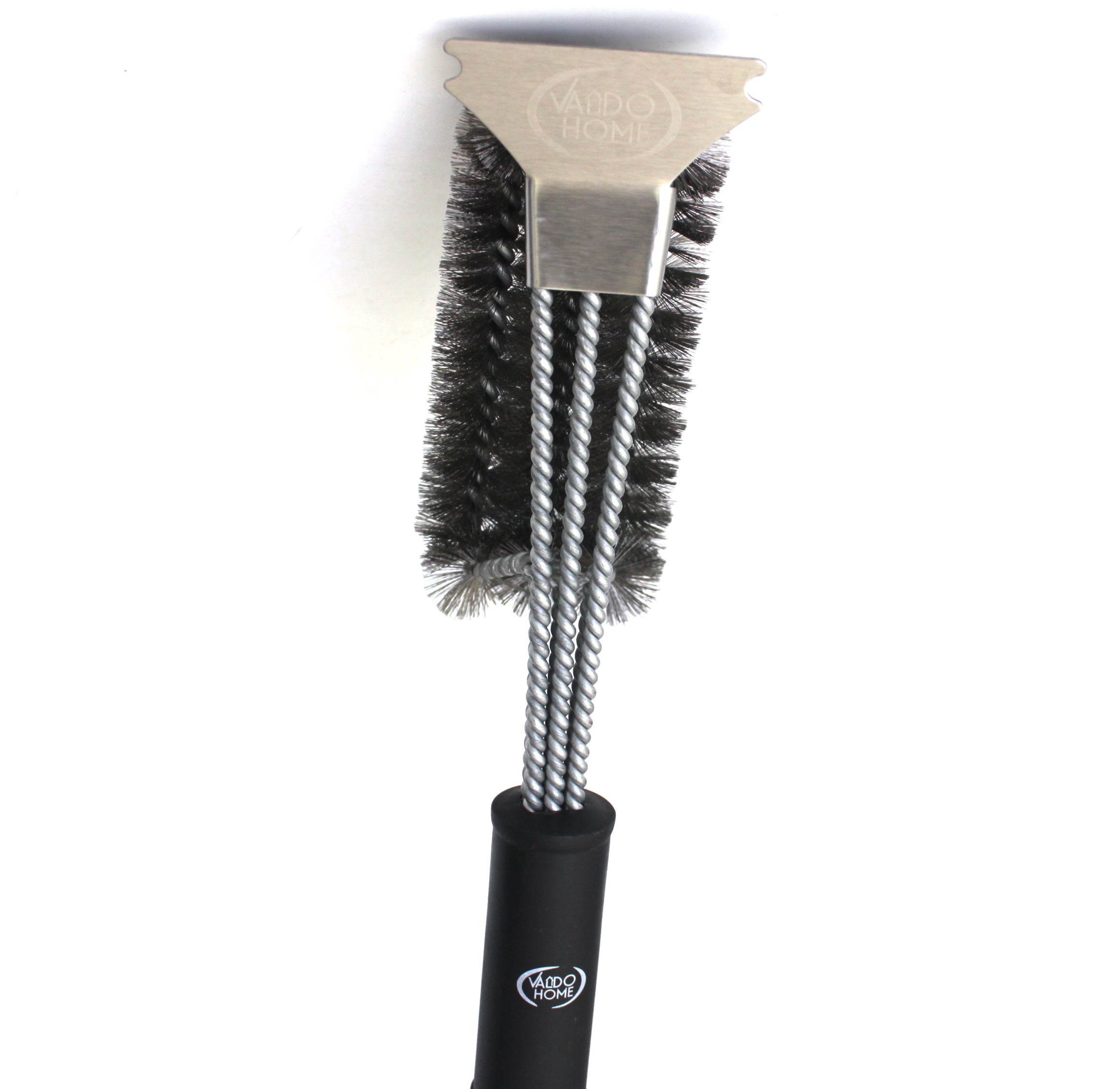 Grillaholics Stainless Steel Grill Brush, Clean Up to 5x Faster!